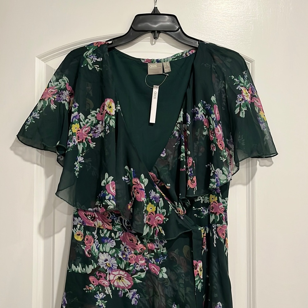 ASOS - Floral Wrap Dress
